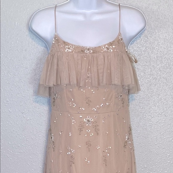 Gianni Bini Pink Sleeveless Tiered Maxi Dress - Picture 3 of 11